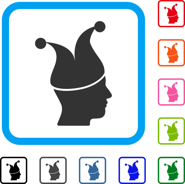 小丑的边框图标图片下载