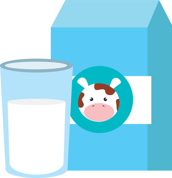 玻璃牛奶盒图片下载