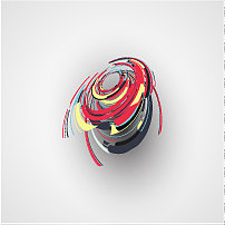 未来的抽象形状图片下载