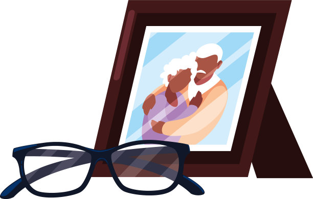 快乐爷爷奶奶日平设计图片下载