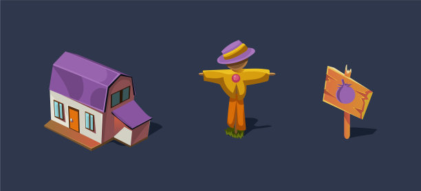 小农舍和稻草人手机游戏的用户图片下载