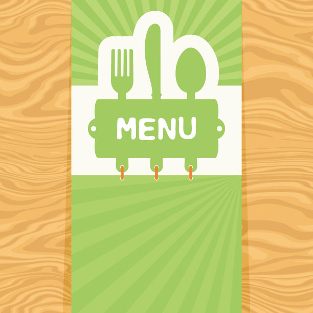 叉匙和刀标签文字平面设计图片下载