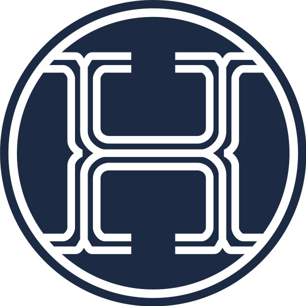 现代Logo解决方案字母H设计图片下载