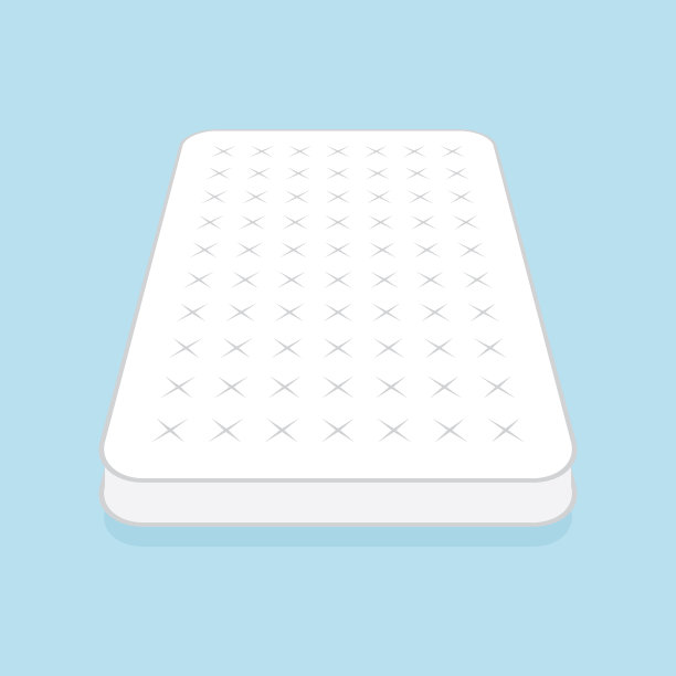 纯白色的床垫图片下载