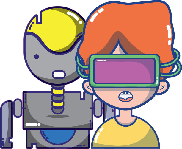 FPV护目镜技术卡通图片下载