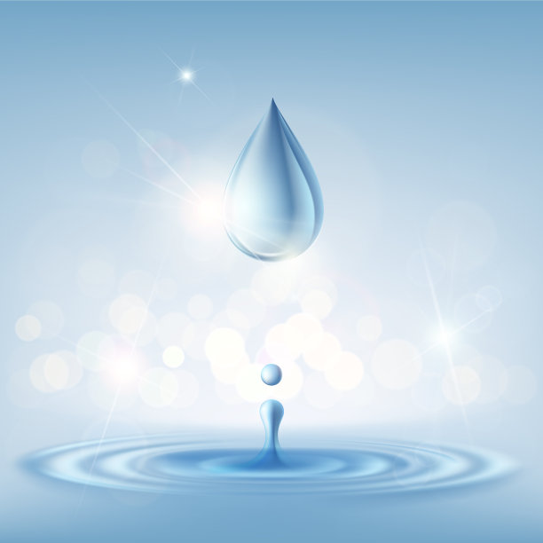 纹理干净的水滴与飞溅高汤图片下载