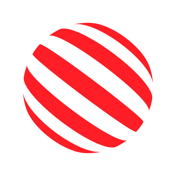 红色条纹糖果球图片下载