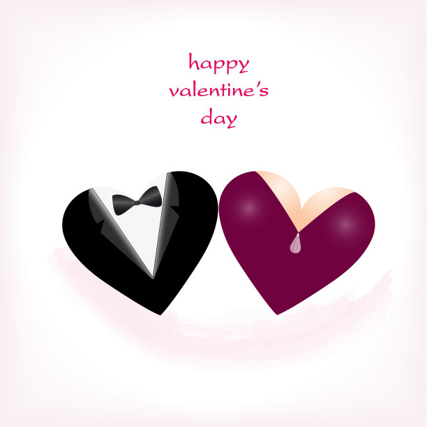 心形情人节卡片图片下载