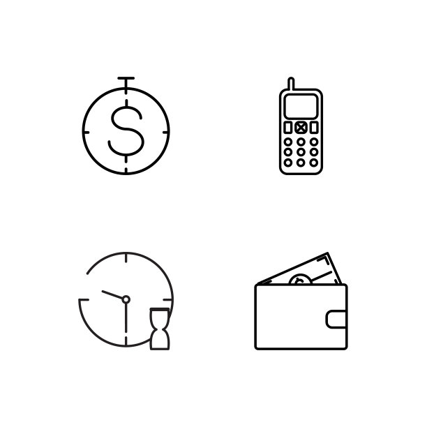 业务简单概述图标集图片下载