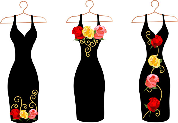 挂在衣架上的一套衣服图片下载