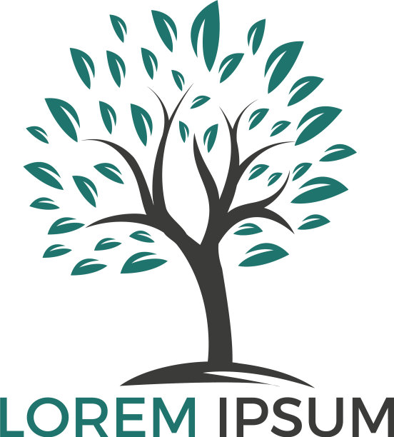 绿树标志设计图片下载