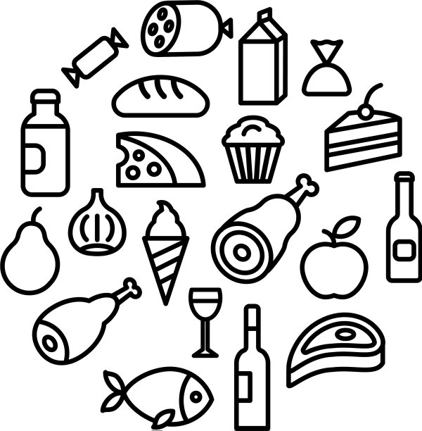 食品杂货图标图片下载