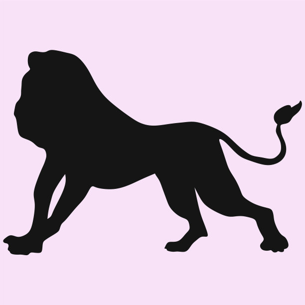 侧视图狮子行走图片下载