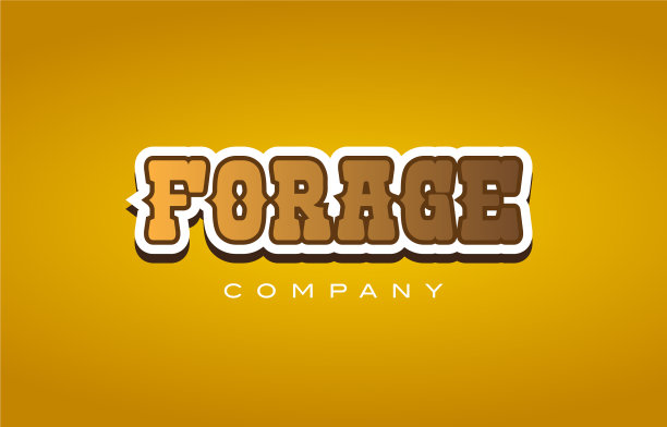 饲料西式文字文字标志设计图标图片下载