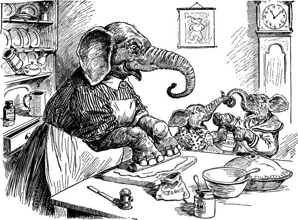 动物野餐的年份图片下载