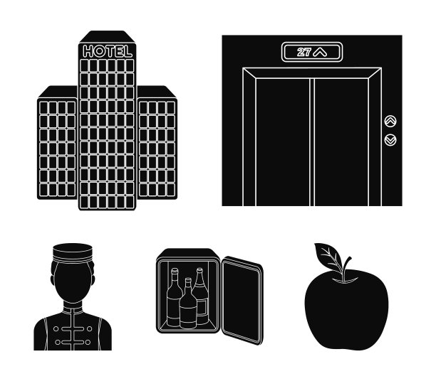 电梯轿厢迷你酒吧，员工楼酒店配套图片下载