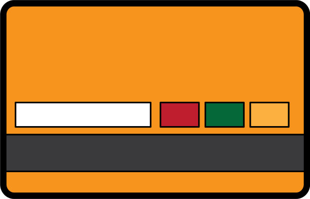 孤立的信用卡设计图片下载