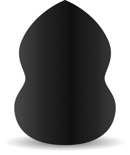 各种黑色化妆海绵图片下载