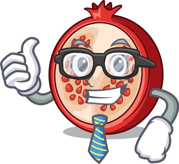 商人熟透的石榴片图片下载