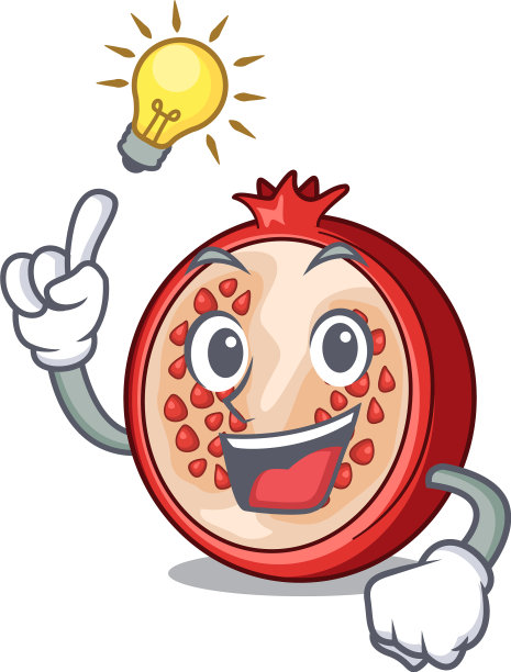 卡通鲜石榴和它的怎么样图片下载