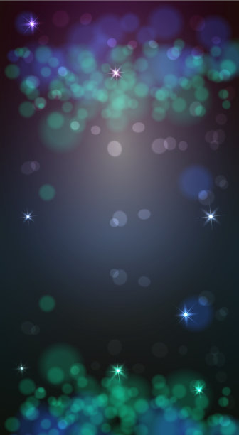 圣诞散景背景散焦灯图片下载