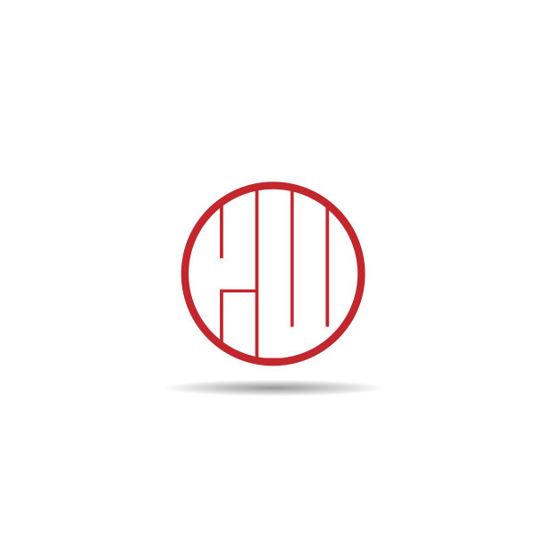 字母KW标志模板设计图片下载