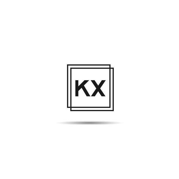 首字母kx标志模板设计图片下载