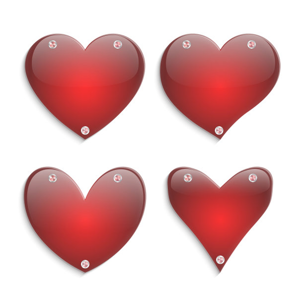 一套玻璃心图片下载