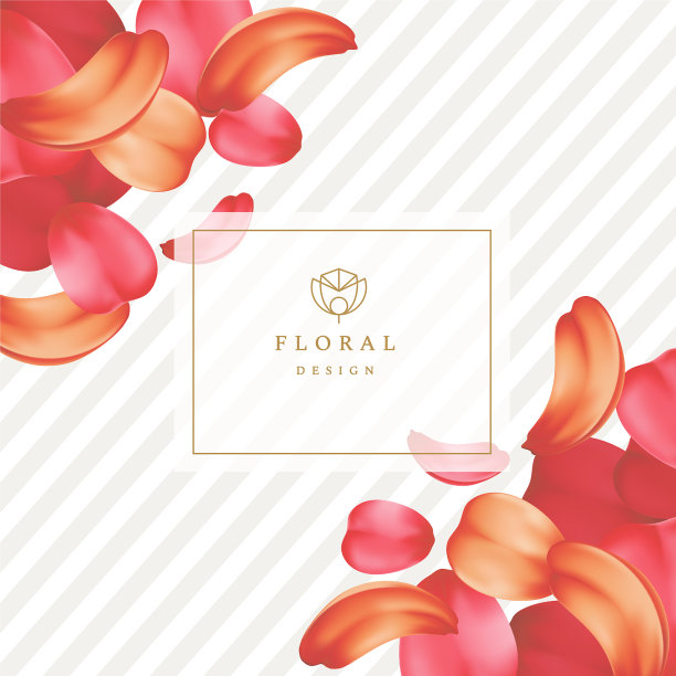 细嫩的玫瑰花瓣或樱花花瓣图片下载