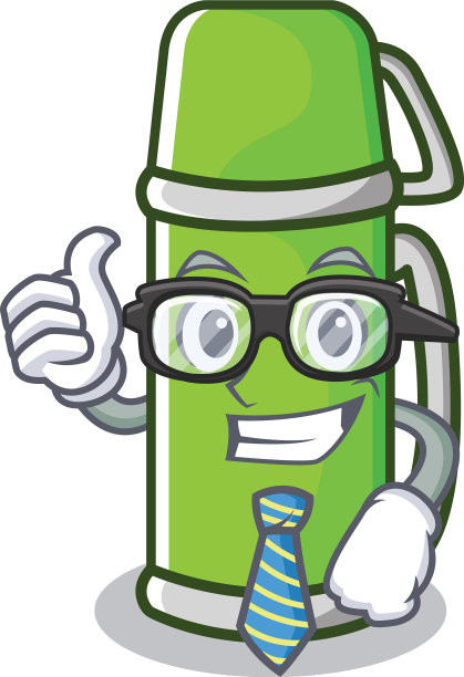 商人热水瓶人物卡通风格图片下载