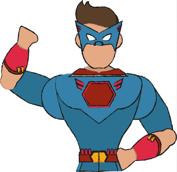 超级英雄人物卡通图片下载