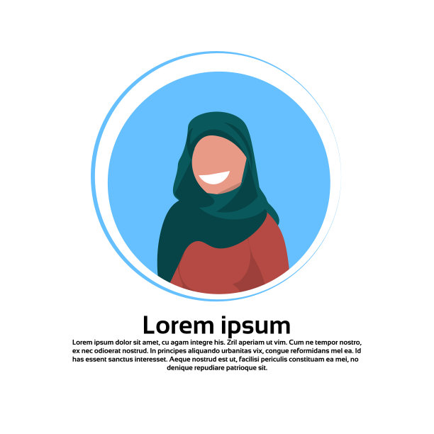 阿拉伯妇女的脸阿凡达穿着传统图片下载