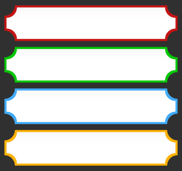 按钮或横幅元素为彩色标签标签图片下载