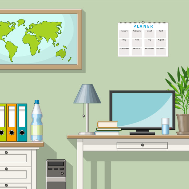 一个典型的homeoffice图片下载