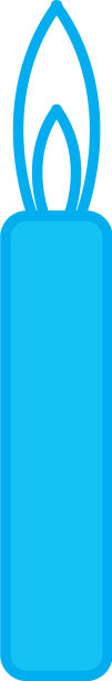 生日蜡烛孤立图片下载