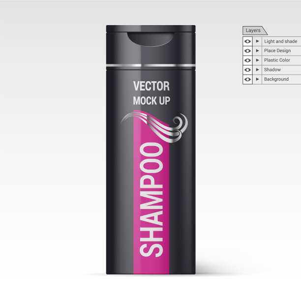 塑料瓶洗发水图片下载