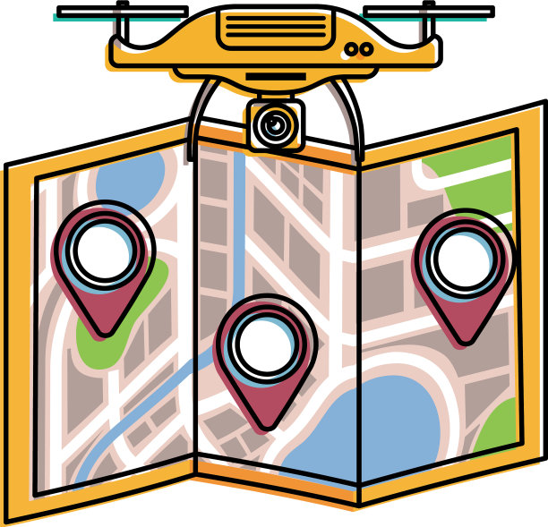 无人机飞行技术与纸地图GPS图片下载