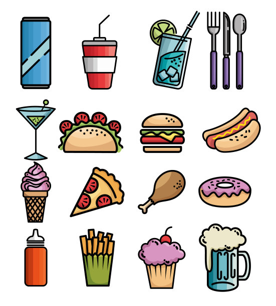 快餐套餐图标图片下载