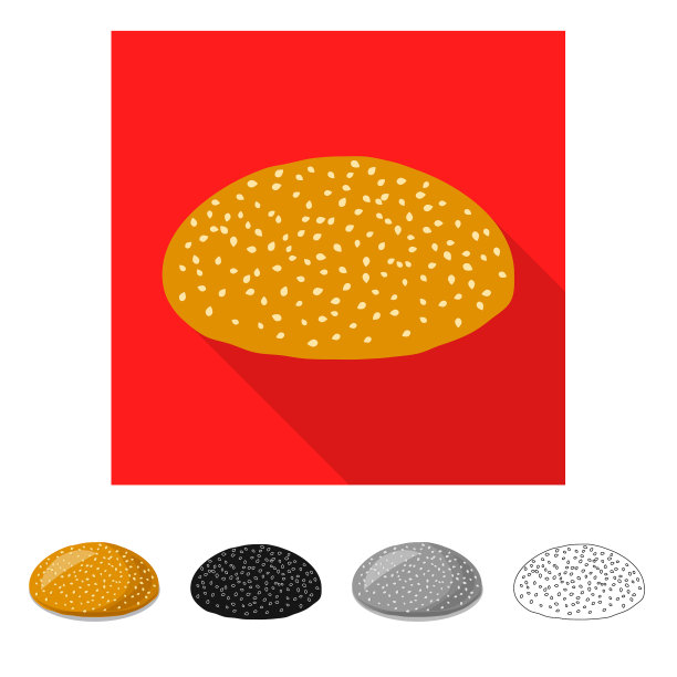 汉堡和三明治的标志图片下载