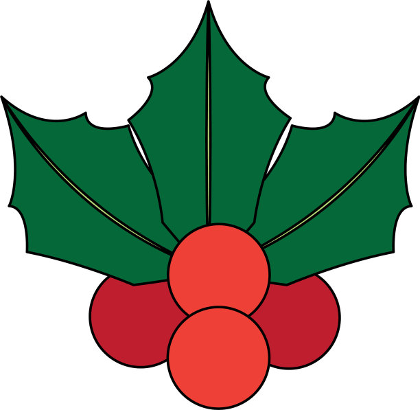 圣诞花设计图片下载