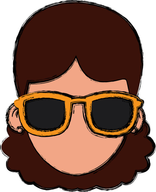 女人戴太阳镜图片下载