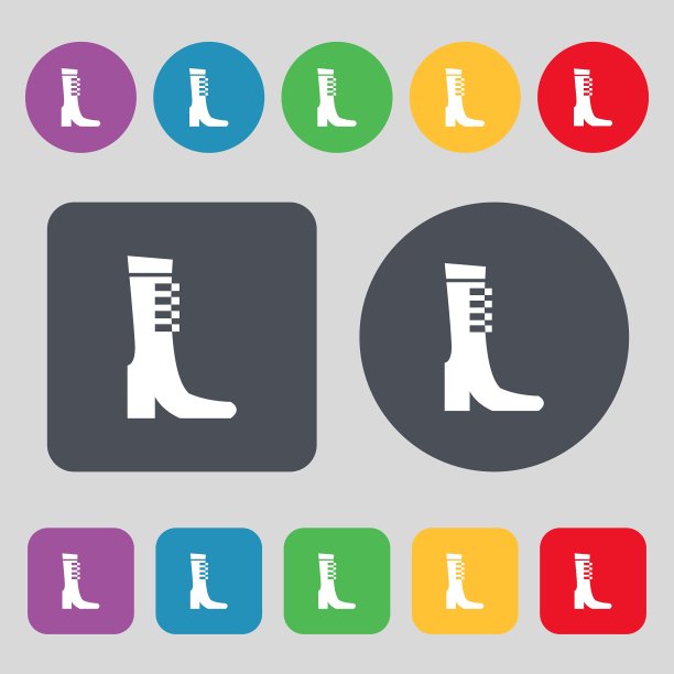 女性秋冬鞋靴标志A套图片下载