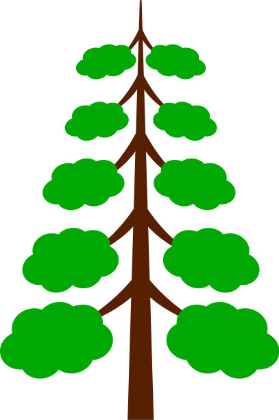 抽象可爱的树图片下载