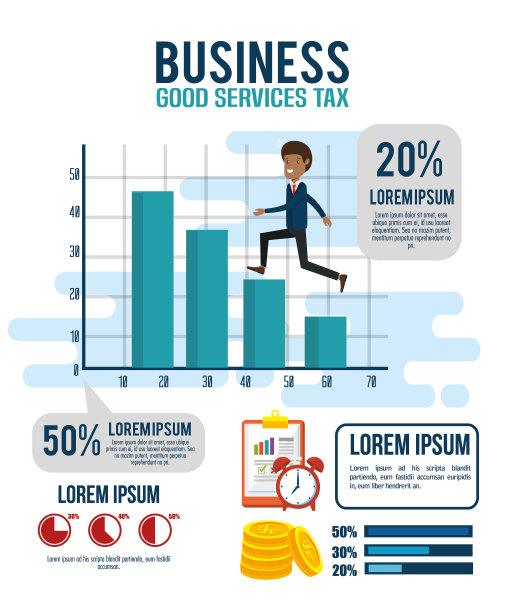 商人与税收设置图标图片下载