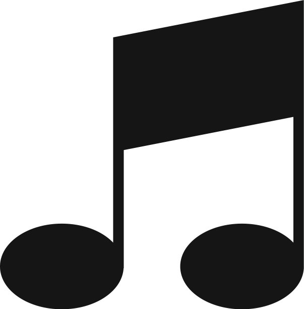 酒吧音符图标简约风格图片下载