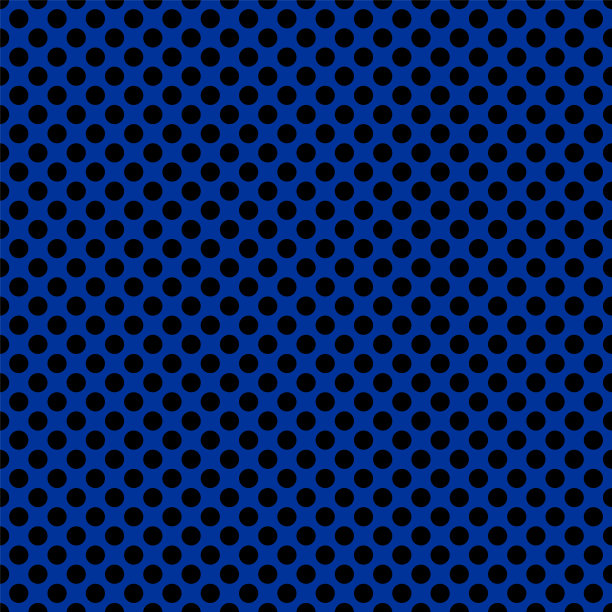 海军蓝上有黑色圆点的瓷砖图案图片下载