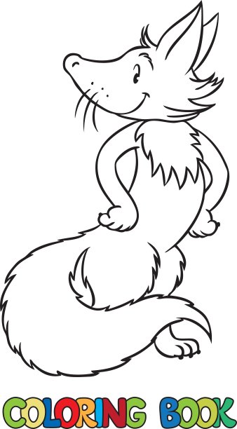 小狐狸的涂色书图片下载