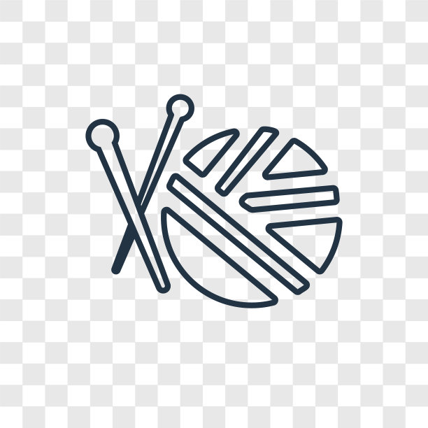 针织概念线形图标孤立上图片下载