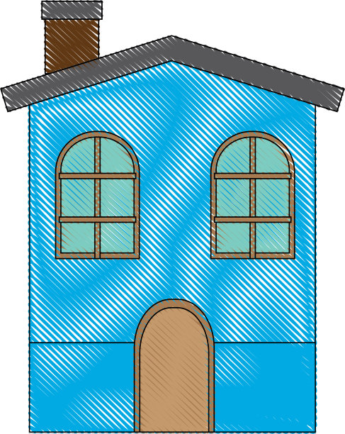 现代房子图标图片下载