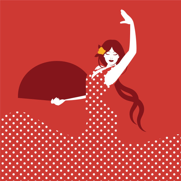 西班牙弗拉门戈舞蹈家图片下载